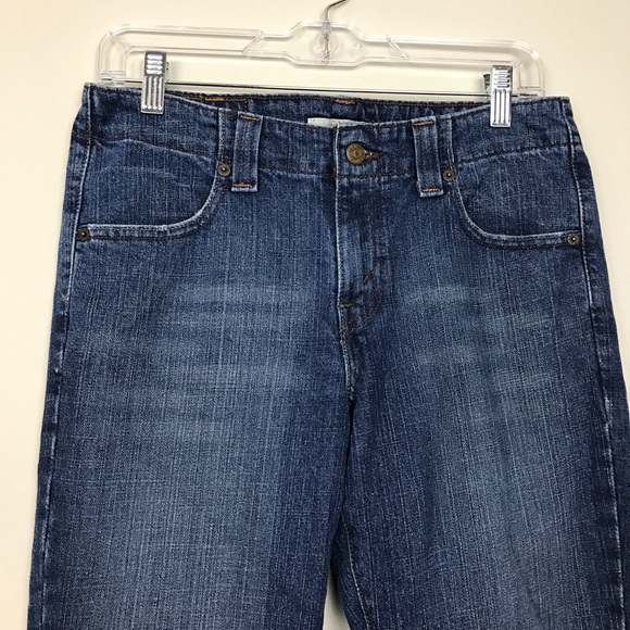 LEVI'S 525 boot cut dark wash 6 jeans - Picture 4 of 7